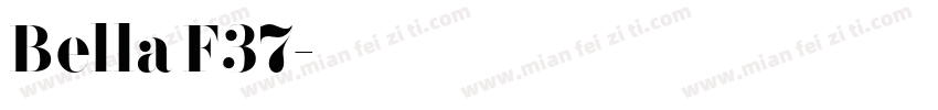 Bella F37字体转换